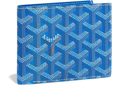 goyard wallet blue|victoire wallet cost.